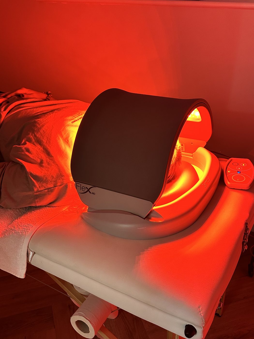 Dermalux LED light therapy at Medics Aesthetics Clinic